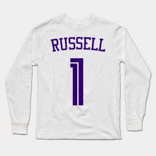 DeAngelo Russell Jersey Poster Long Sleeve T-Shirt